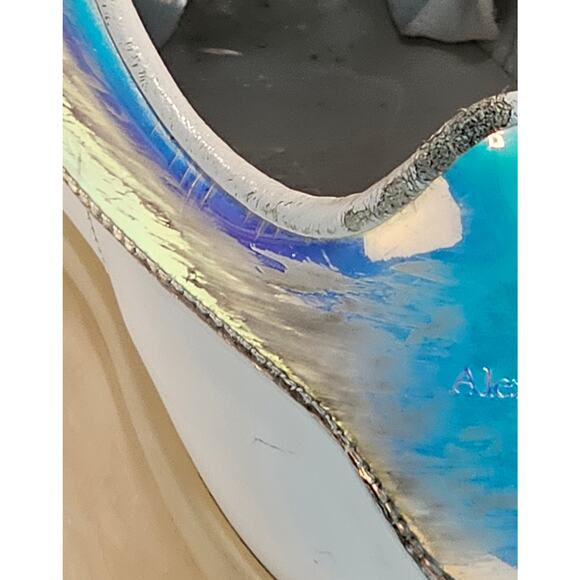 Alexander McQueen Oversized Sneaker “White Multi” Size 36.5 Made In Italy - Picture 15 of 16